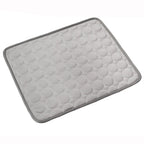 Ice Silk Self-Cooling Pet Mat for Dogs & Cats – Breathable Summer Cooling Pad
