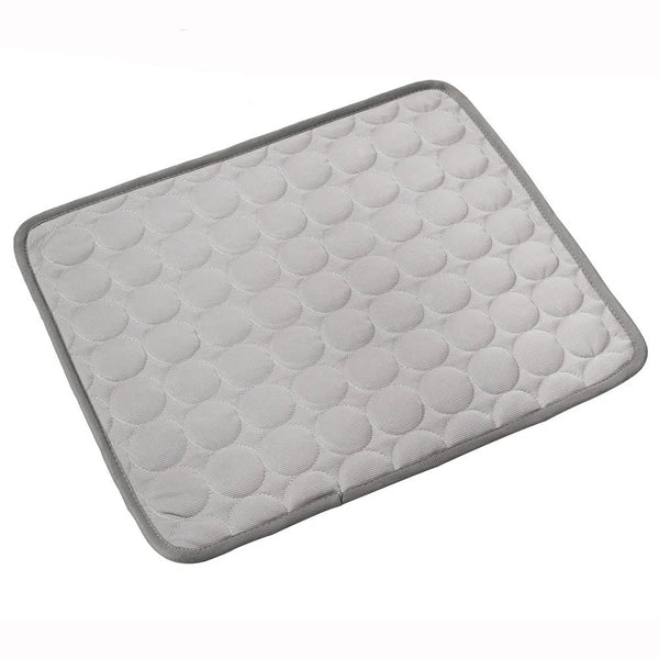 Ice Silk Self-Cooling Pet Mat for Dogs & Cats – Breathable Summer Cooling Pad