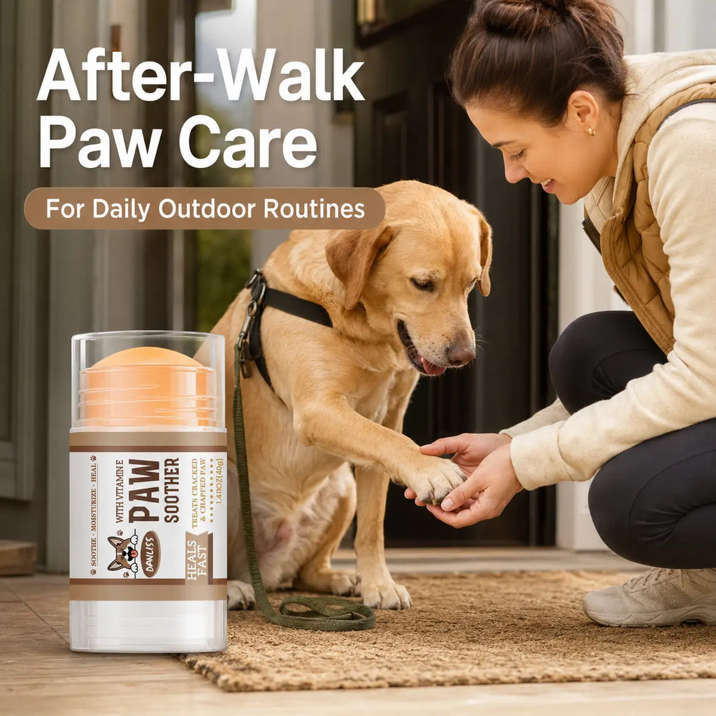 Lick-Safe Paw & Nose Balm for Dogs and Cats – Moisturizing Stick with Aloe, Beeswax, Coconut Oil, Shea Butter & Vitamin E, 1.41 oz