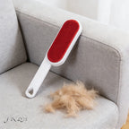 Self-Cleaning Lint Sticking Roller 2 Sides Dedusting Brush Pet Hair Remover Brush Removing Dog Cat Hair from Sofa Carpet Clothes