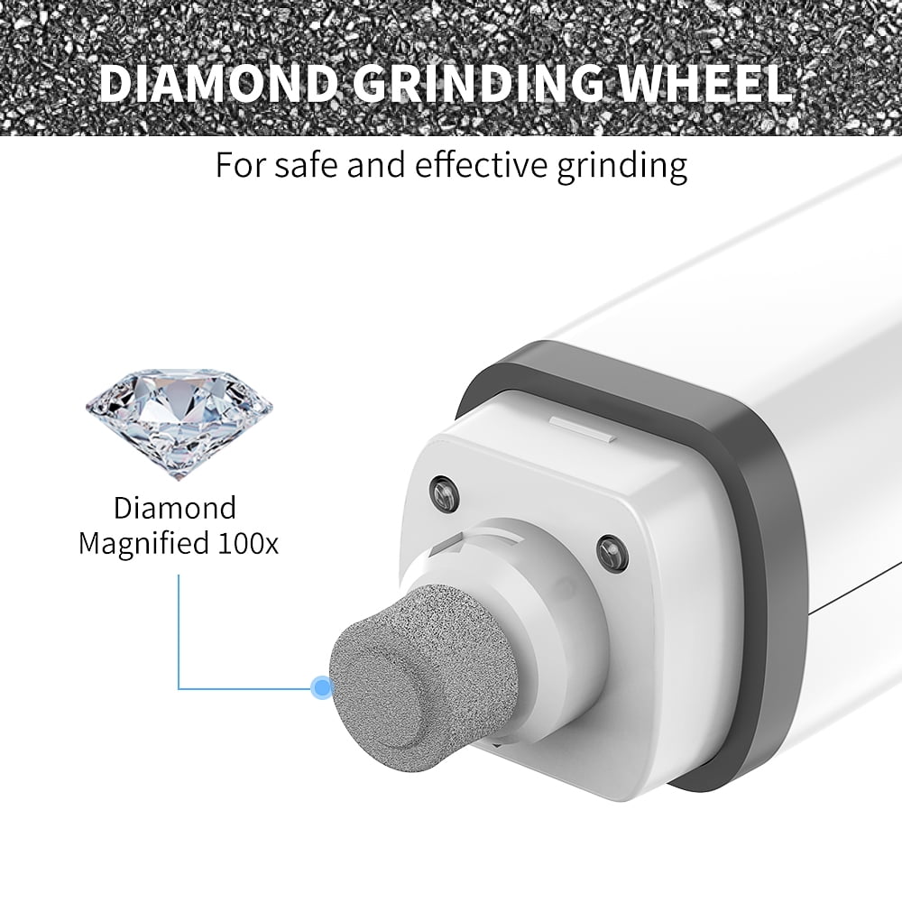 Rechargeable LED Pet Nail Grinder – 2-Speed Trimmer for Dogs & Cats